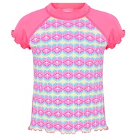 ESCARGOT TODDLER GIRLS CELEBRATION SUNTOP, GIRLS SWIMWEAR, GIRLS RASHIE