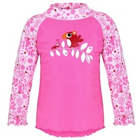 Escargot Toddler Girls Toucan Love Long Sleeve Sun Top - Girls Rashie