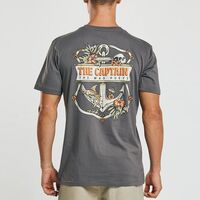 The Mad Hueys Tropic Captain Men's T Shirt - Charcoal