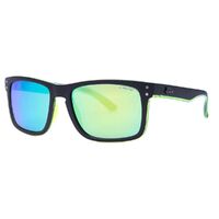 Liive Vision Sunglasses - Cheap Thrill Mirror Matt Black Lime  - Live Sunglasses