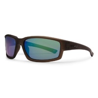 Liive Vision Sunglasses - LONG TAIL Green Mirror Polarised Matt Xtal Army - Live Sunglasses
