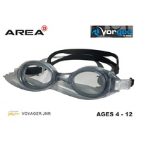Vorgee Voyager Junior Swimming Goggles Black, Children's Swimming Goggles