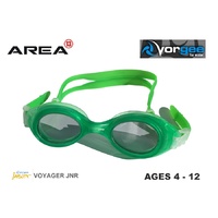 VORGEE VOYAGER JUNIOR SWIMMING GOGGLES, GREEN, CHILDREN'S SWIMMING GOGGLES