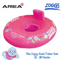 Zoggs Miss Zoggy Trainer Swim Seat 12 - 18 Months, Baby Swim Seat, Children's Swim ring