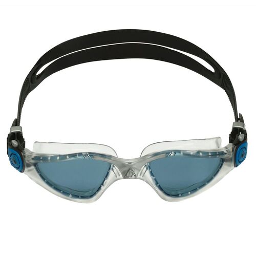 Aqua Sphere Kayenne Swimming Goggles, Smoke Lens - Clear/Petrol, Triathlon Goggle, Training Goggle 