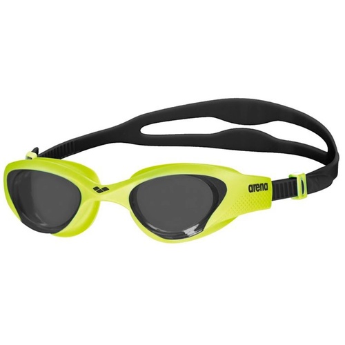 ARENA THE ONE SWIMMING GOGGLES, LIME / SMOKE LENS