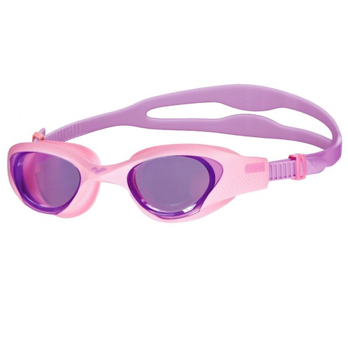 ARENA THE ONE JUNIOR SWIMMING GOGGLES, PINK / VIOLET LENS