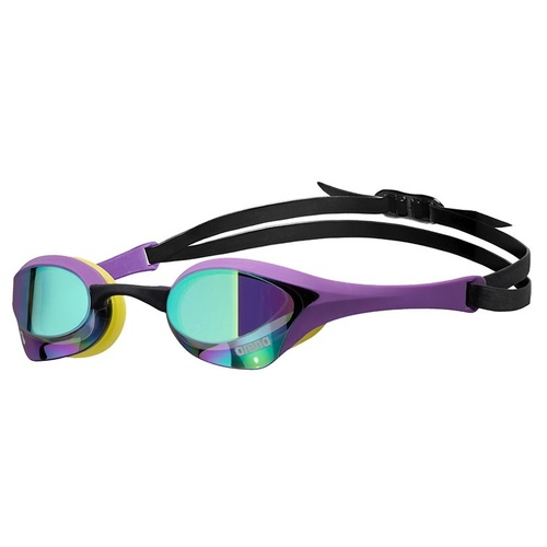 Arena Cobra Ultra Swipe Outdoor Swimming Goggles, Emerald, Plum, Cyber-Lime, Racing Swim Goggles