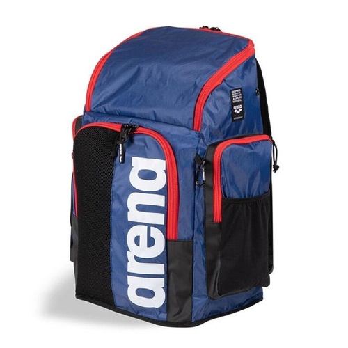 Arena Spiky lll Backpack Navy/Red Melange 45L Team Backpack, Swimming Backpack