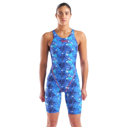 Arena Powerskin ST Next Open Back - 204 - Splashy - Women's Fina Approved Female Competition Suit [Size: 28]