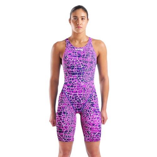 Arena Powerskin ST Next Open Back - 206 - Snake Pink - Women's Fina Approved Female Competition Suit [Size: 28]