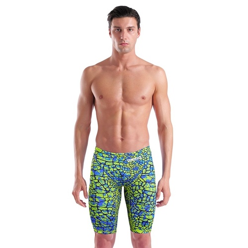 Arena Powerskin ST Next 205 - Snake Green Men's Race Jammer  Swimming Race Suit Fina Approved [Size: 4]