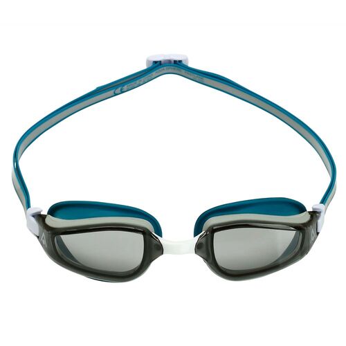 Aqua Sphere Fastlane Swimming Goggles, Smoked Lens - Petrol Frame, Fitness & Training Goggle