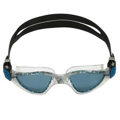 Aqua Sphere Kayenne Swimming Goggles, Smoke Lens - Clear/Petrol, Triathlon Goggle, Training Goggle 