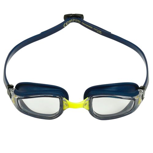 Aqua Sphere Fastlane Swimming Goggles, Clear Lens - Petrol Frame, Fitness & Training Goggle
