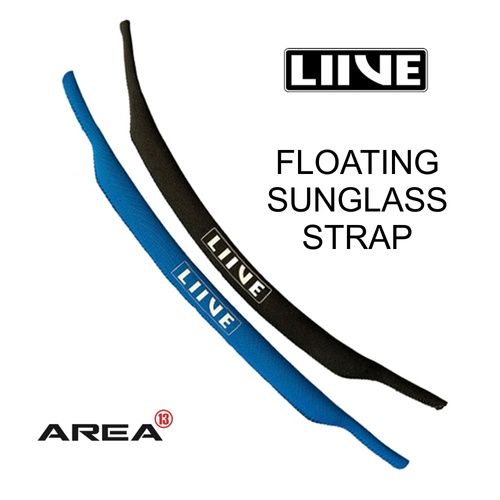 LIIVE VISION FLOATING SUNGLASSES STRAP- FLOATING SUNNIES BAND [Colour: Black]