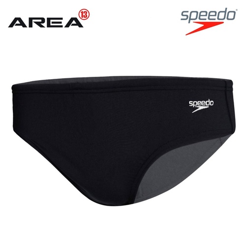 Speedo Mens Swimwear Endurance 8cm Brief - Black, Mens Speedo Swimwear  [Size: 14]
