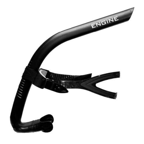 Engine Swimming Front Snorkel - Black, Swimming Training Equipment