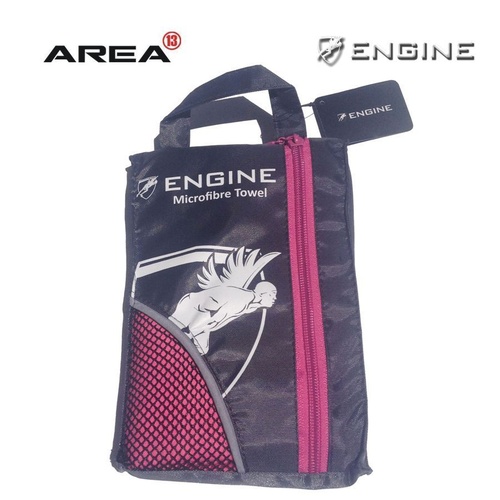 Engine Microfiber Towel Pink, Swimming Towel, Quick Dry Towel, Sports Towel, Travel Towel 