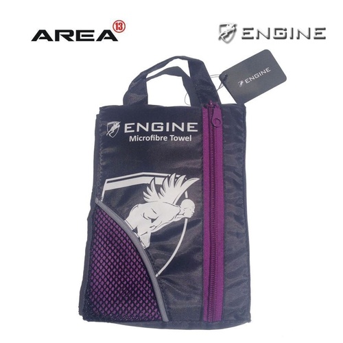 Engine Microfiber Towel Purple, Swimming Towel, Quick Dry Towel, Sports Towel, Travel Towel 