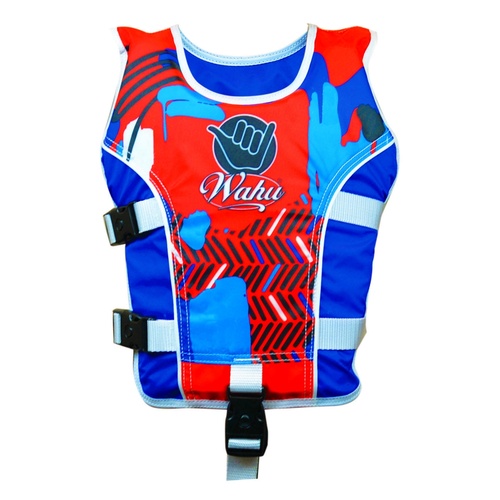 WAHU CHILDREN'S SWIM VEST - SWIMMING FLOATIES [Size: Small] [Colour: Red]