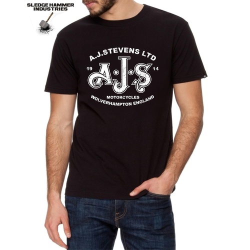 AJS MOTORCYCLE T SHIRT, Men's T Shirt, Motorcycle T Shirt , MOTO T Shirts, 