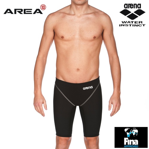 Arena Powerskin ST 2.0 Men's Race Jammer Black, Swimming Race Suit Fina Approved  [Size: 12]