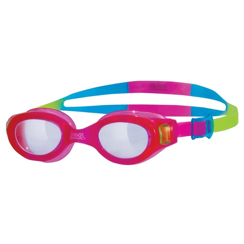 Zoggs Little Phantom Goggles Pink Multi 0 - 6  Years, Children's Swimming Goggles