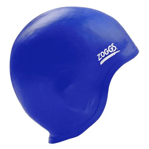 Zoggs Ultra Fit Swim Cap - Blue , Silicon Swimming Cap