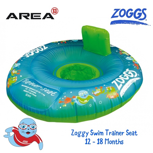 Zoggs Zoggy Trainer Swim Seat 12 - 18 Months, Baby Swim Seat, Children's Swim ring
