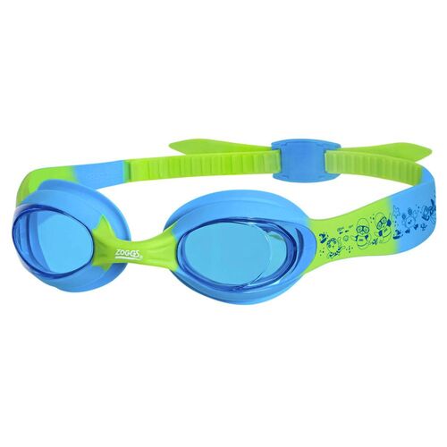 Zoggs Little Twist Swimming Goggles Blue & Green Character print 0 - 6  Years, Children's Swimming Goggles