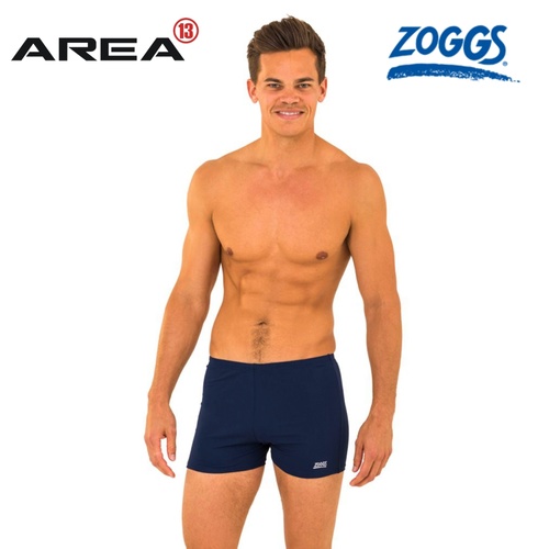 Zoggs Men's Cottesloe Hip Racer - Navy Swimwear, Mens Swimwear  [Size: 32]