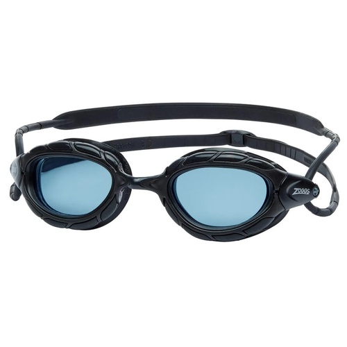 Zoggs Predator Swimming Goggles - Black, Black Tint Smoke Lens,  Swimming Goggles