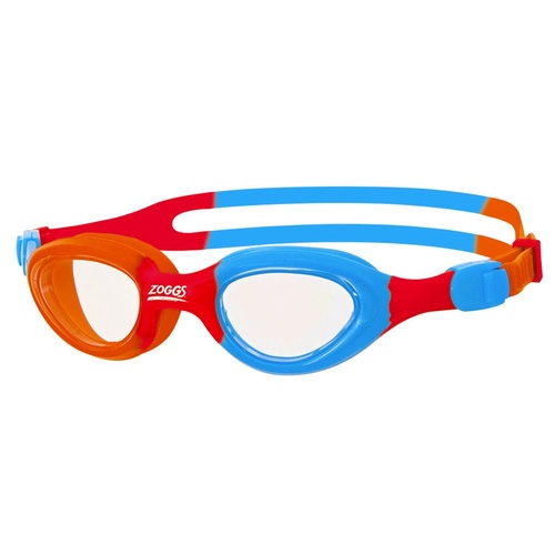 Zoggs Little Super Seal Swimming Goggles  0 - 6 YEAR , Blue Orange Red Children's goggles 