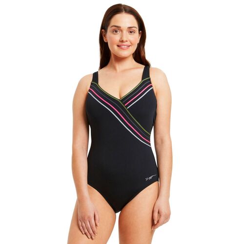 Zoggs Women's Suffolk Concealed Underwire One Piece Swimwear, Ladies Swimsuit [Size: 20]