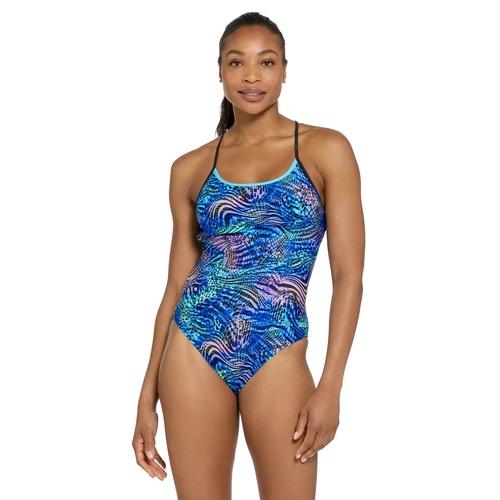 Zoggs Women's Wildling Starback Swimsuit - Multi, Women's Swimwear [Size: 8]