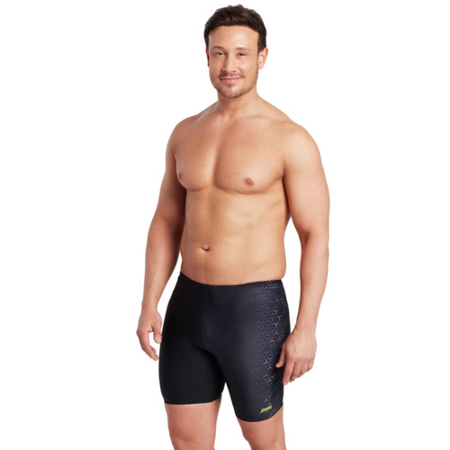 Zoggs Men's Predator Mid Jammer, Men's Jammer Swimwear [Size: 12]