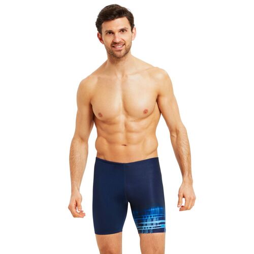 Zoggs Men's Graffix Mid Jammer, Men's Jammer Swimwear [Size: 32]