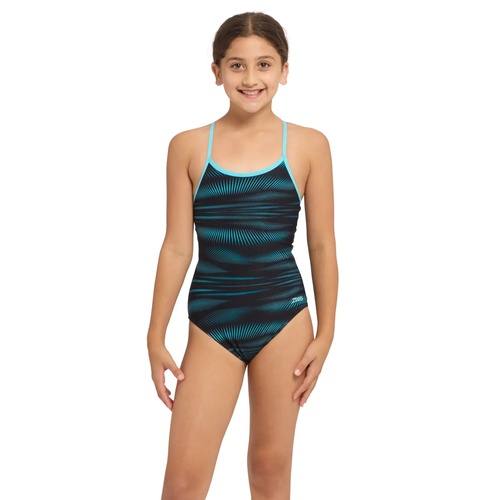 Zoggs Girls Extender Sprintback One Piece Swimwear - Multi, Girls Swimwear [Size: 8]