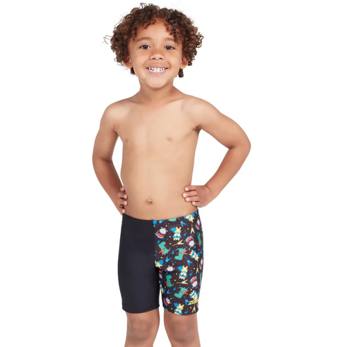 Zoggs Toddler Boys Rockstar Midi Jammer Swimwear, Toddler Boys Swimsuit [Size: 5]