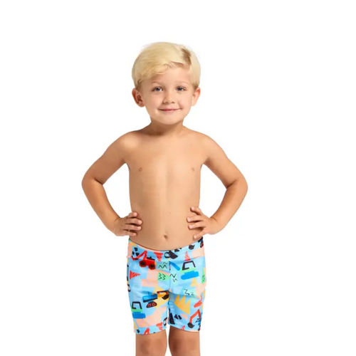Zoggs Toddler Boys Digger Midi Jammer Swimwear, Toddler Boys Swimsuit [Size: 4]