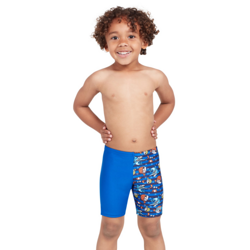 Zoggs Toddler Boys Crocodile Surfer Midi Jammer Swimwear, Toddler Boys Swimsuit [Size: 3]