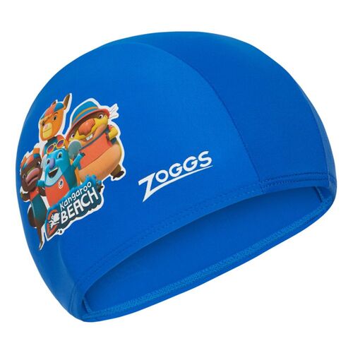 Zoggs Children's Kangaroo Beach Swim Cap - Blue, Learn To Swim