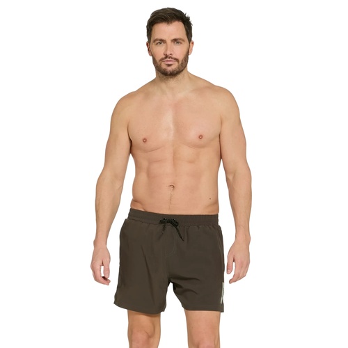 Zoggs Men's Kiama 15 inch Swim Shorts - Khaki, Men's Swim Shorts [Size: Small]