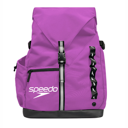 Speedo Vanquisher Bag 45L Backpack, Swim Bag, Swimming Backpack - Neon Jelly