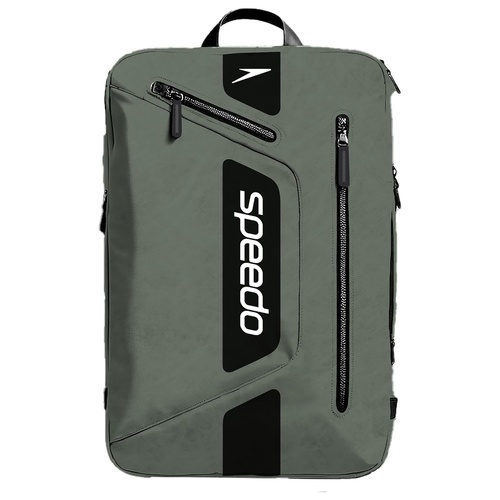 Speedo Biofuse 25L Flex Bag - Plush Olive Backpack, Swim Bag, Swimming Backpack