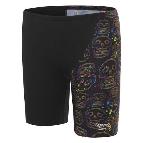 Speedo Boys V-Cut Jammer - Skulls, Boys Speedo Swimwear [Size: 14]