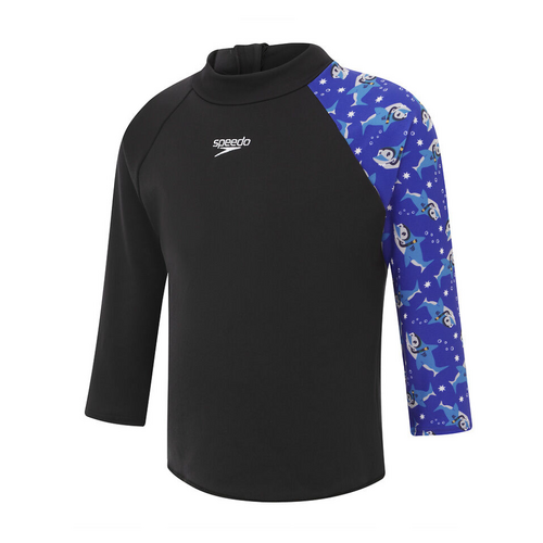 Speedo Boys Under The Sea Long Sleeve Rashie - Sun Top