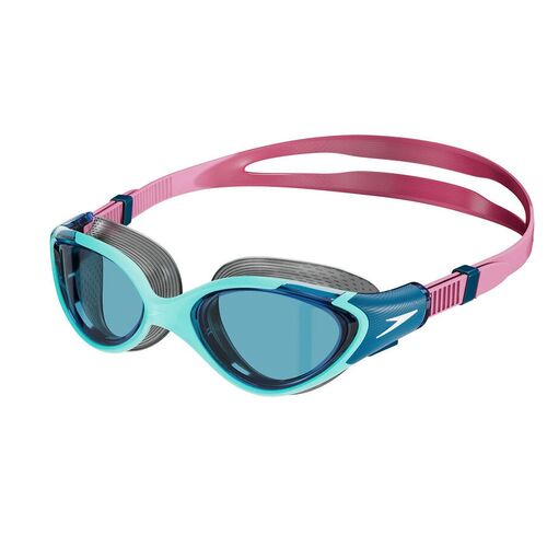 Speedo Women's Futura Biofuse 2.0 Swimming Goggles - Marine Blue/Peacock/Funny Pink