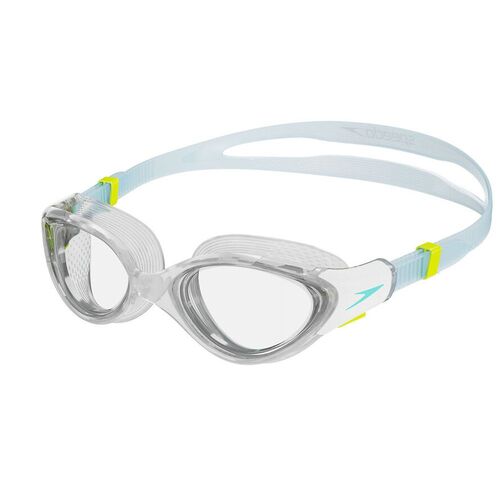 Speedo Women's Biofuse 2.0 Swimming Goggles - Clear/White/Marine Blue/Clear